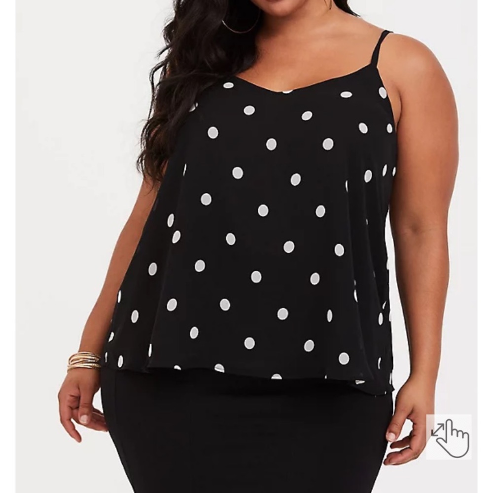 SOPHIE CHIFFON DOUBLE LAYER SWING CAMI
